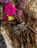 Silver Blossom Bell Earrings