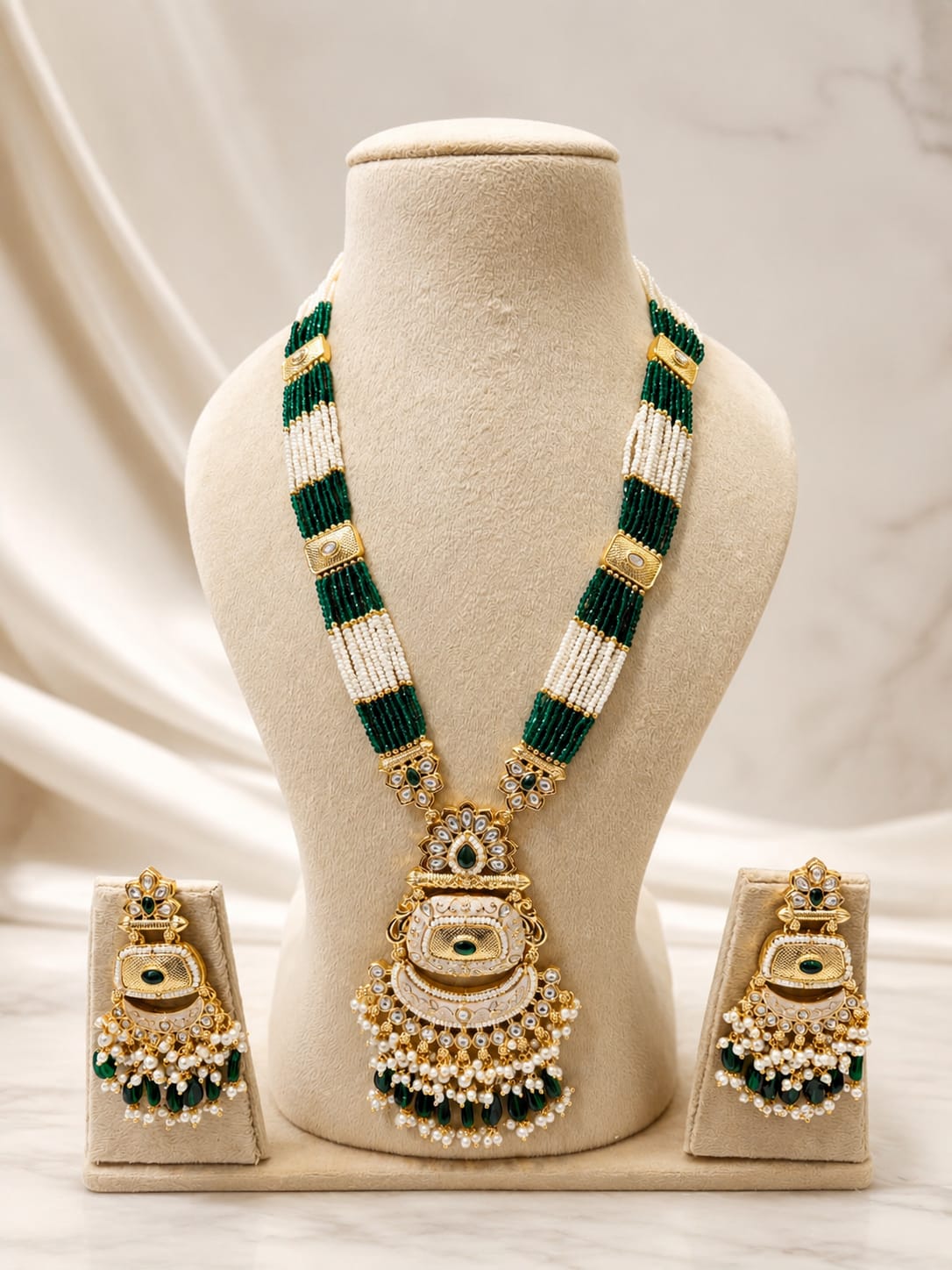 Emerald Harmony Statement Set