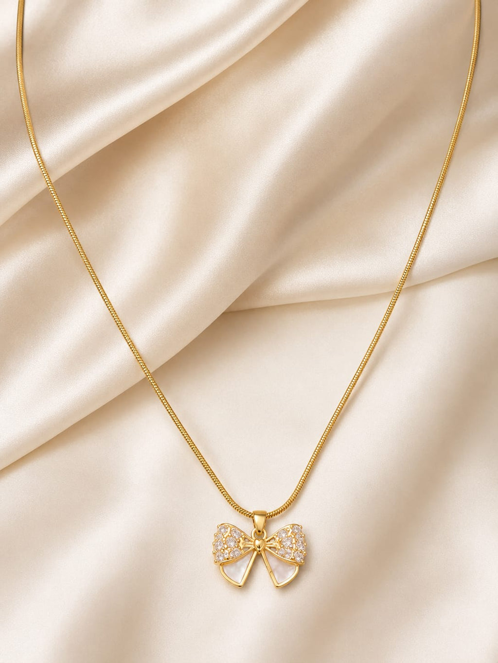 The Celeste Bow Pendant
