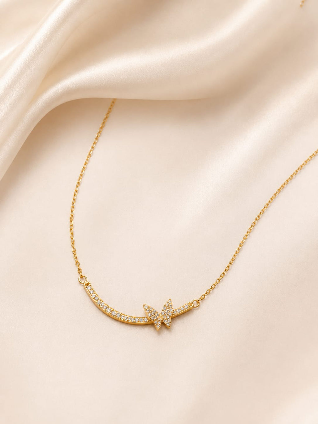 The Lumina Grace Arc Necklace