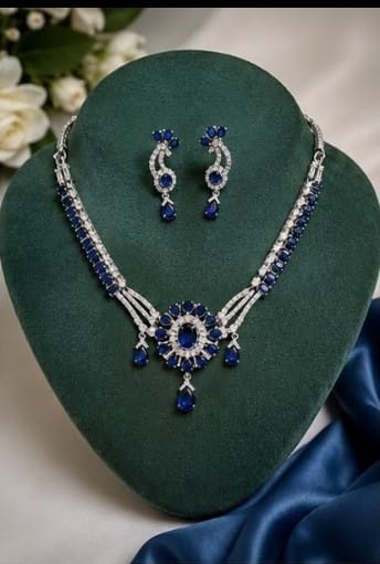 The Sapphire Celeste Necklace Set