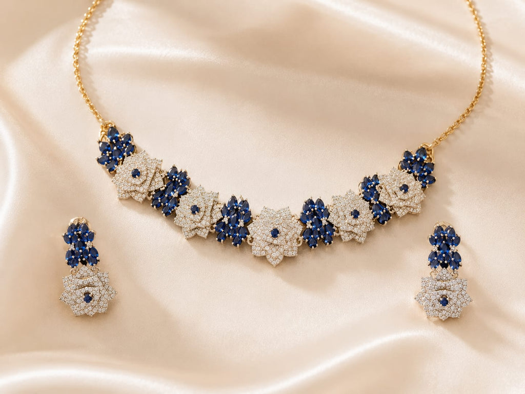 Azure Blossom Royale Set