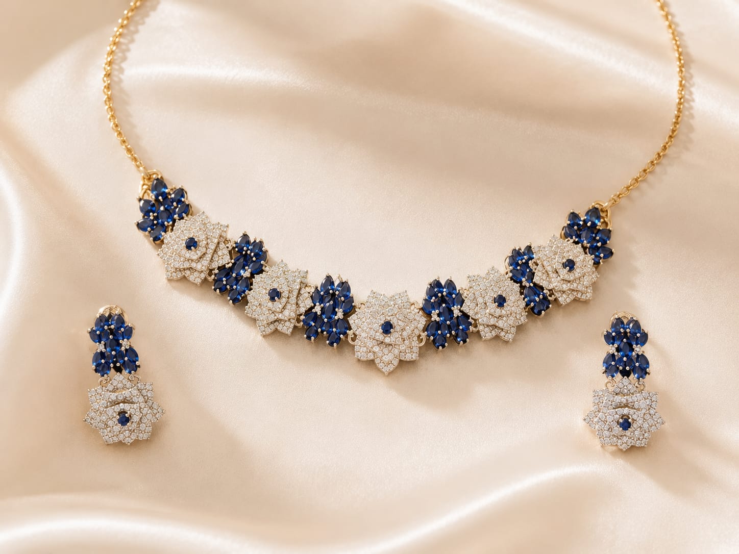 Azure Blossom Royale Set