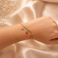 Berry Bloom Charm Bracelet