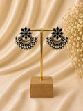 The Midnight Petal Charm Earrings