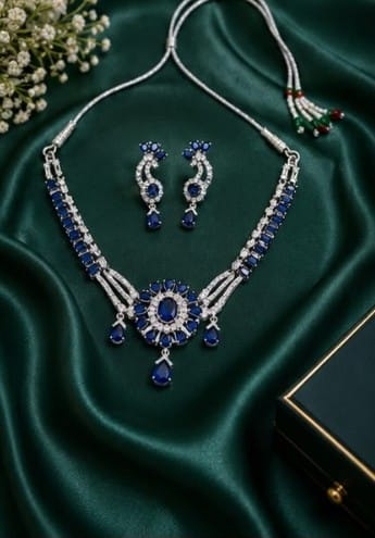 The Sapphire Celeste Necklace Set